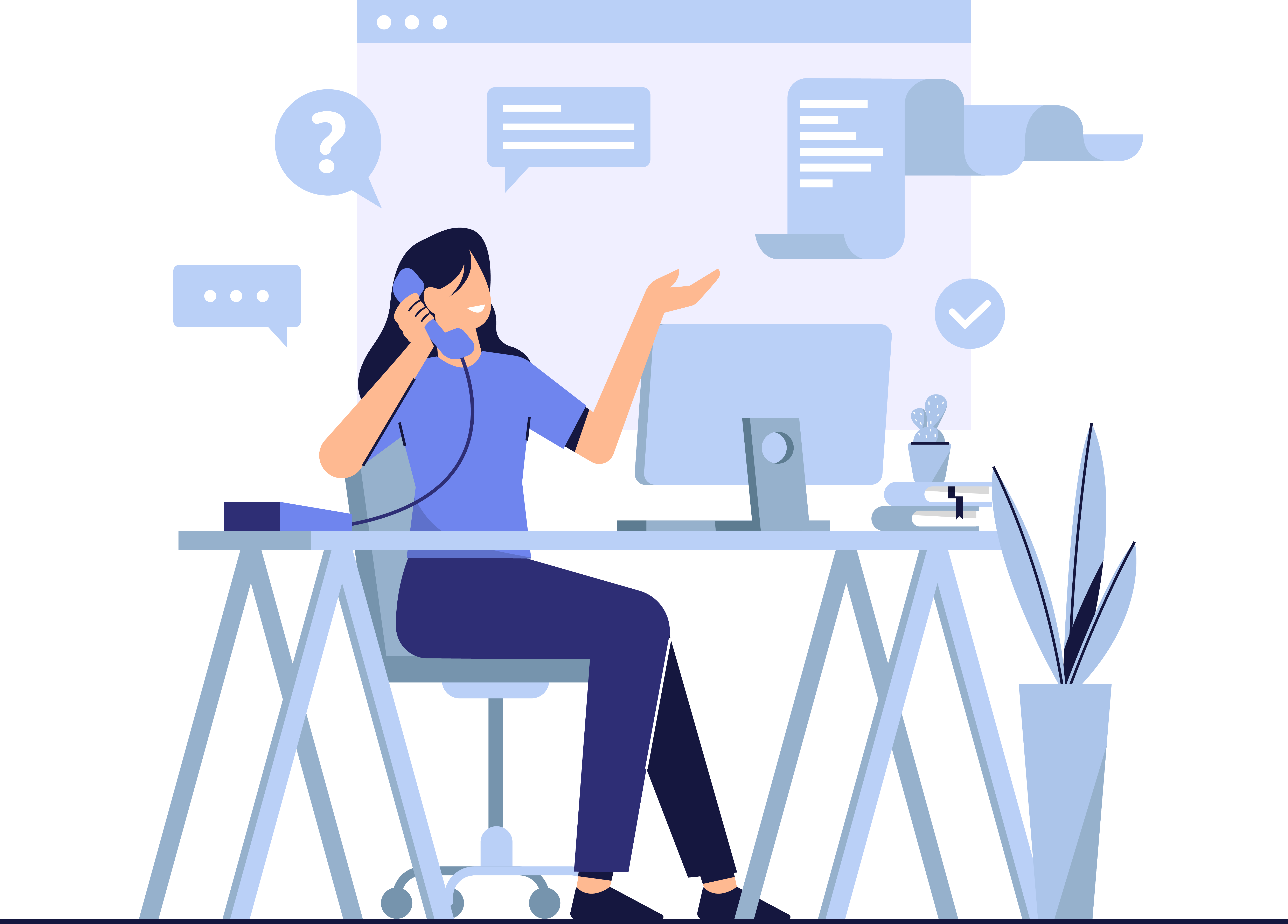 Professional working with business analytics